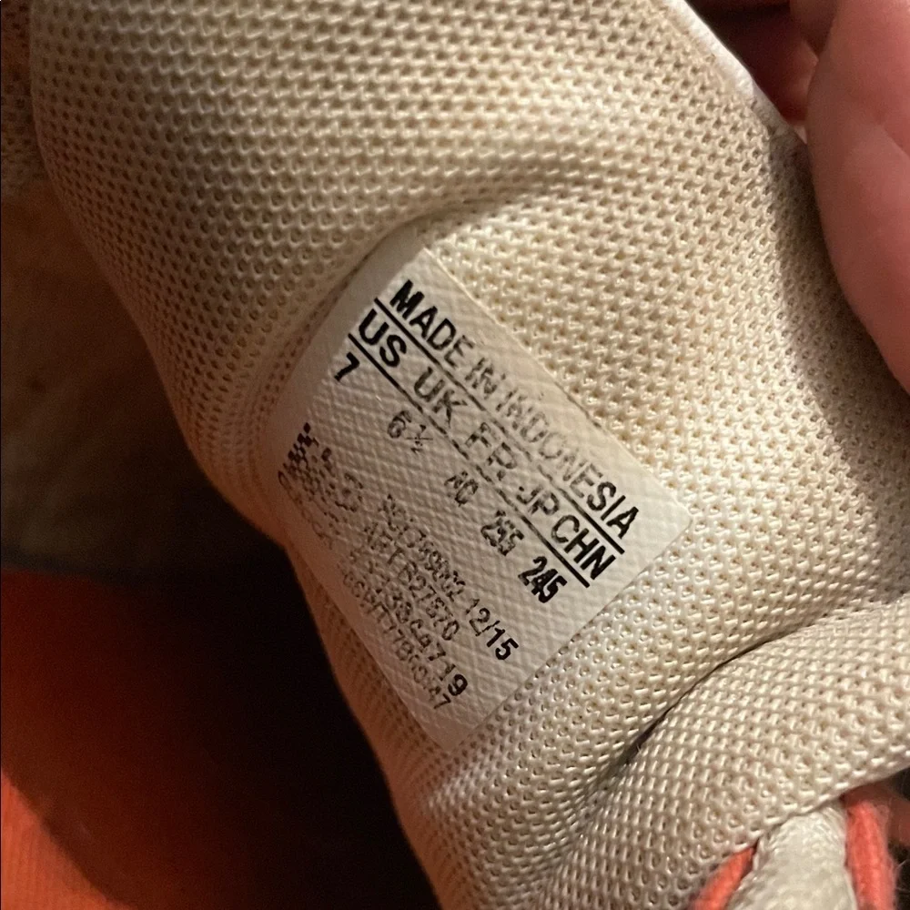 adidas Women's Pink and Blue TieDye Sneakers tag says size 7 but fits larger!⬇️ - Picture 3 of 3